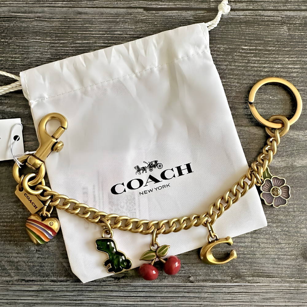 Motif Chain Bag Charm (Gift Box Included)