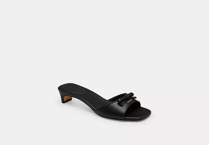 Bow Kitten Heel Sandal