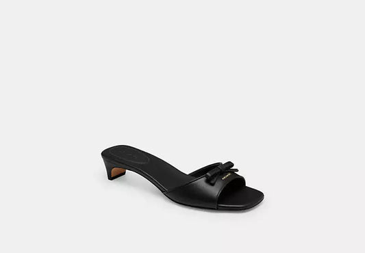Bow Kitten Heel Sandal