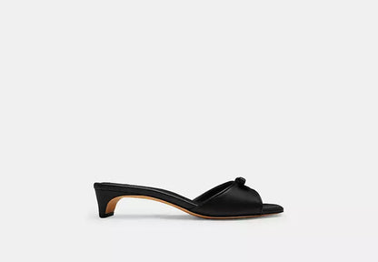 Bow Kitten Heel Sandal
