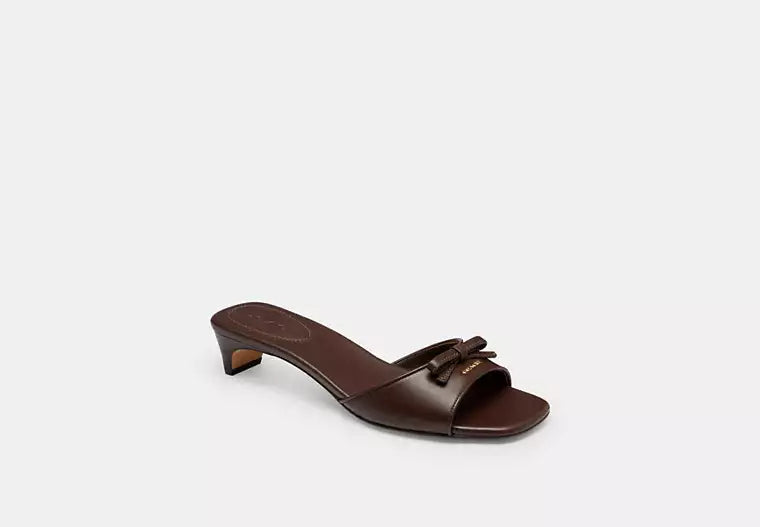 Bow Kitten Heel Sandal