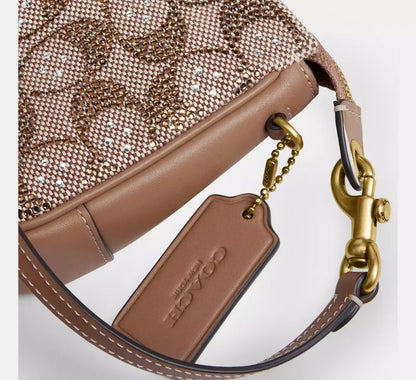 Plaza Bag In Crystal Signature Jacquard