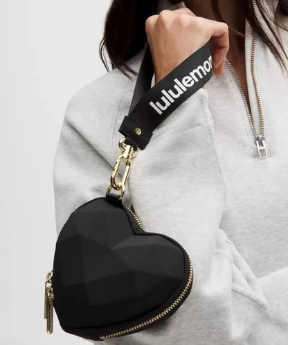 Lululemon Heart Wristlet